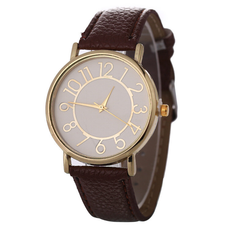 SANYU proste mody zegarek kwarcowy okrągłe kobiety zegarek analogowy zegarki aluminiowe