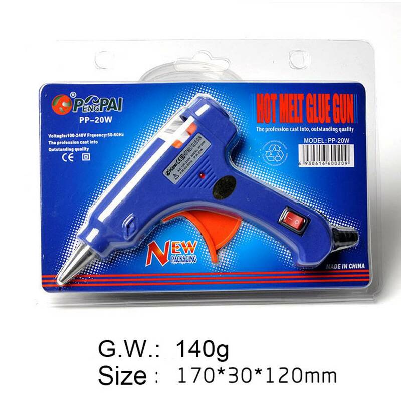 Hot Melt Glue Gun 7mm*200mmGlue Stick Industrial Mini Guns Thermo Electric Heat Temperature Tool DIY Glue Gun for accessories