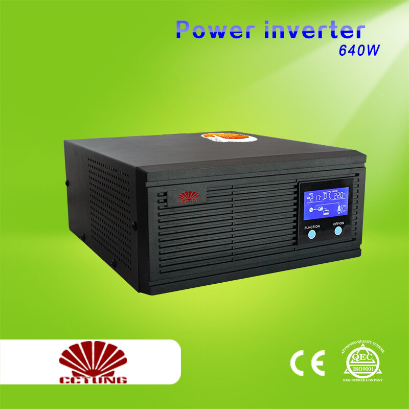800VA 640W Power Inverter Home Inverter System 85-275VAC Input 110V 220V 230V 240VAC Pure Sine Wave Output with 12V 24V Battery
