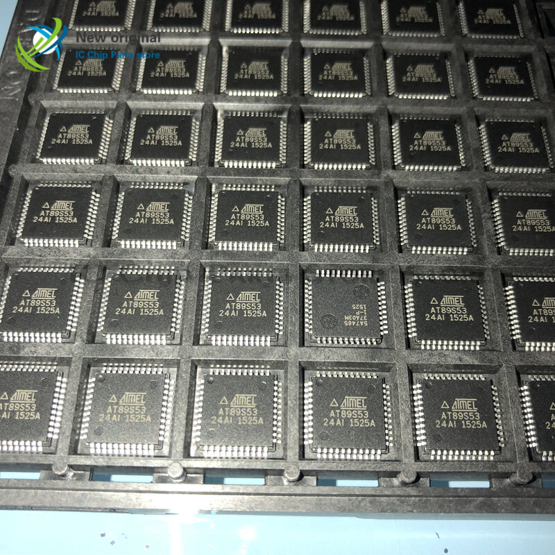 Chip IC integrado, 5/piezas, AT89S53, QFP44, Original, en Stock