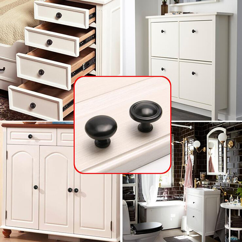 Черный шкаф из алюминиевого сплава, ручки для кухонного шкафа в американском стиле, женская мода