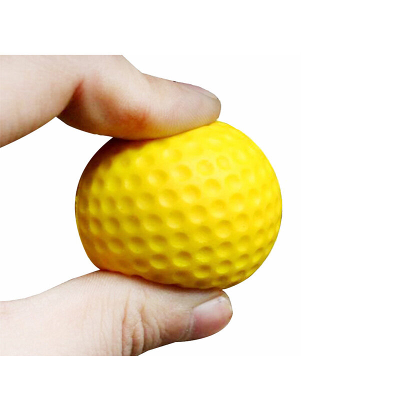 Crestgolf esponja de espuma pu 12 peças por pacote, para prática de golfe ao ar livre, bola de treinamento