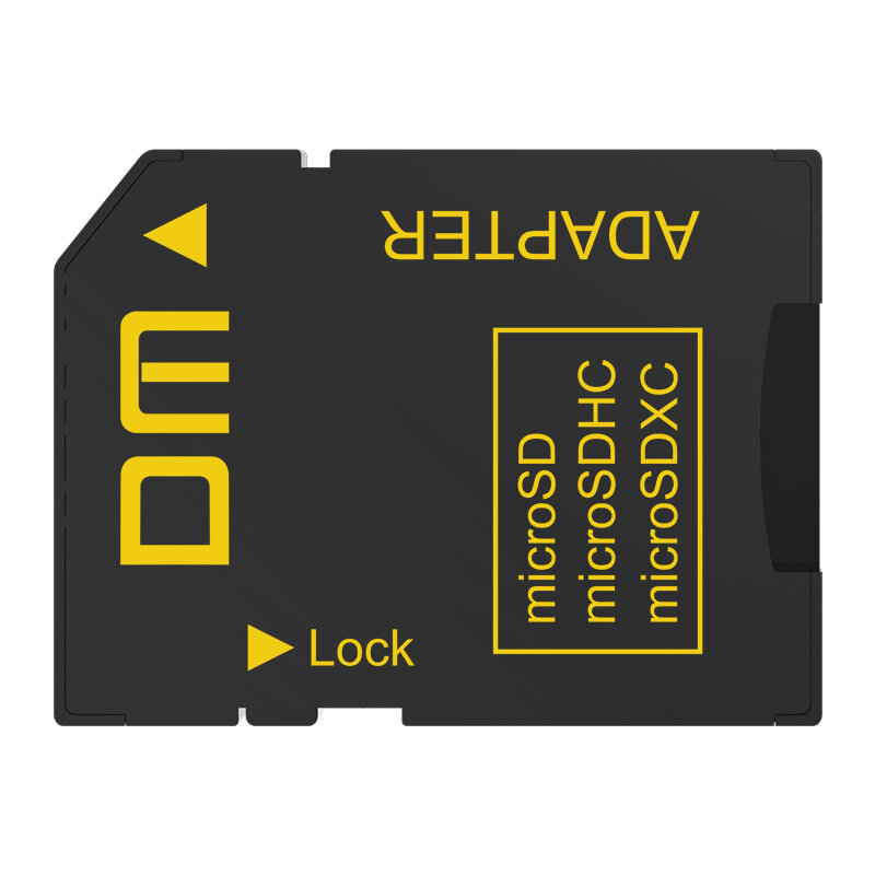 Adaptateur de carte mémoire DM SD-T2 SD2.0, compatible avec micro sd, sdhc, sdxc, capacité maximale de 2 to