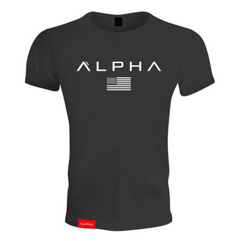 Мужская футболка с короткими рукавами, хлопковая Спортивная футболка с короткими рукавами для бега, тренировок, фитнеса, Rashgard, 2020