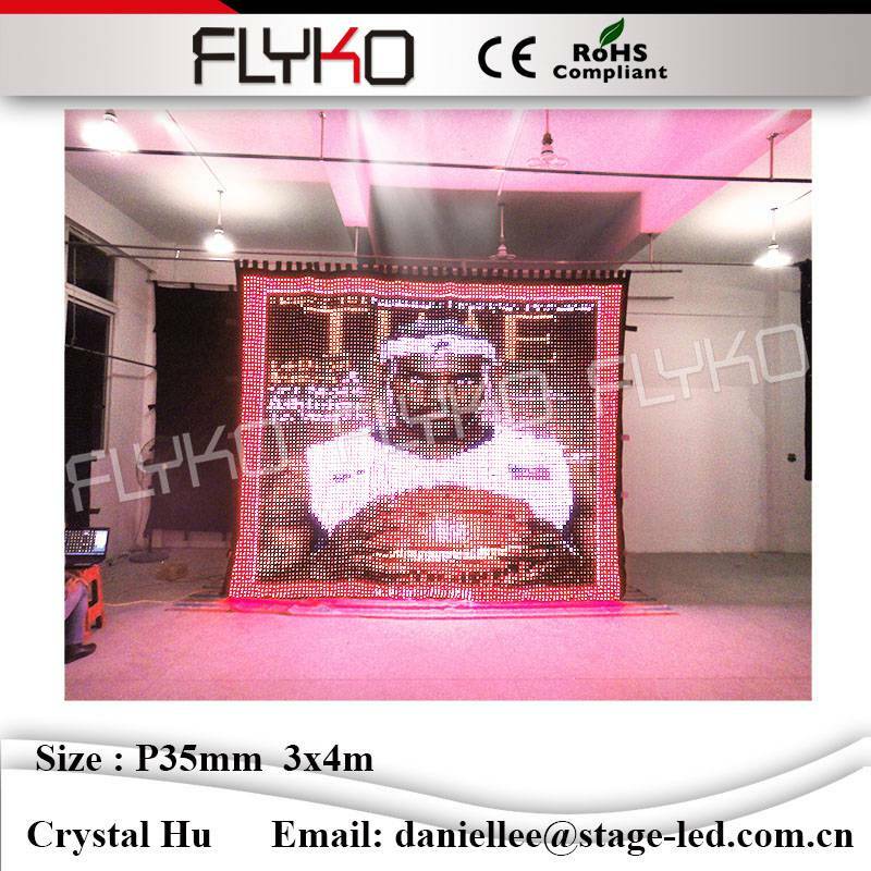 Indoor factory price led display  indoor P35mm 3x4m