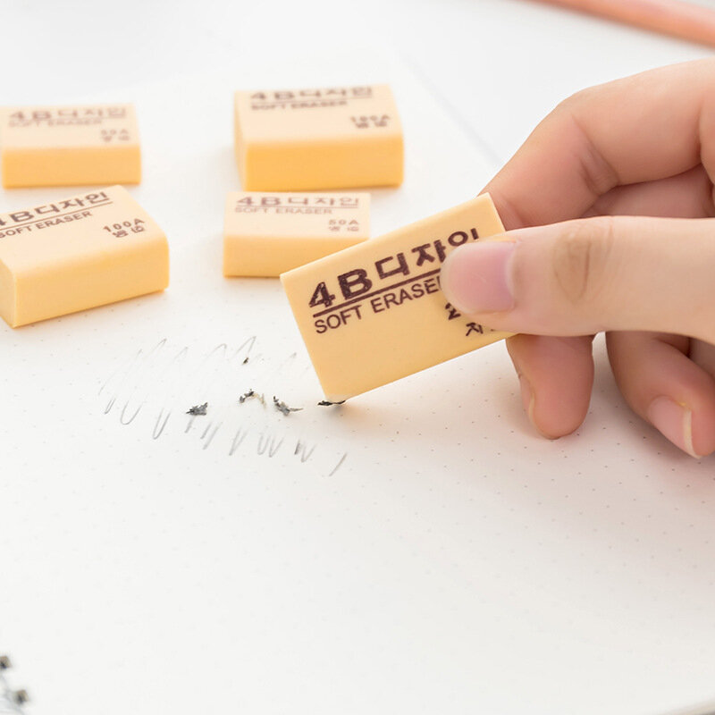 Study supplies wholesale 4B fine arts eraser South Korea 100A eraser feel comfortable School Correction Supplies