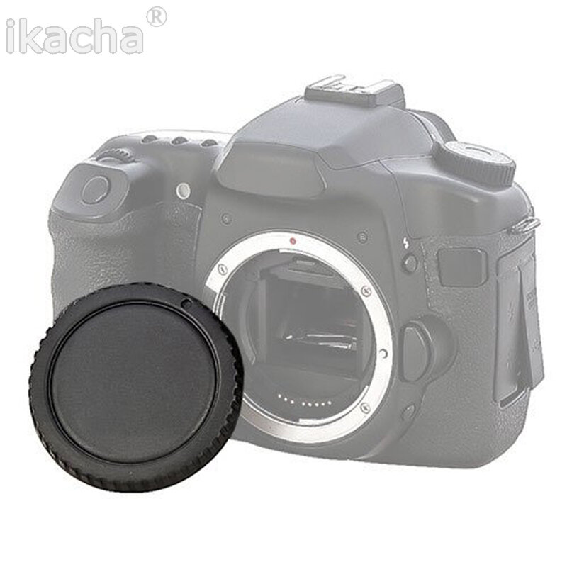 Penutup Bodi untuk Kamera Canon EOS + Tutup Penutup Belakang Lensa untuk Dudukan Canon EOS untuk EF 5D II III 7D 70D 700D 500D 550D 600D 1000D