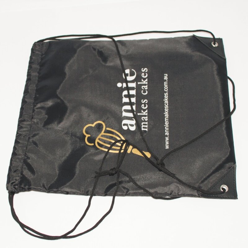 100 unidades/lotes sacos de cordão de pano para crianças, personalizados, com impressão de logotipo corda, mochila para meninas