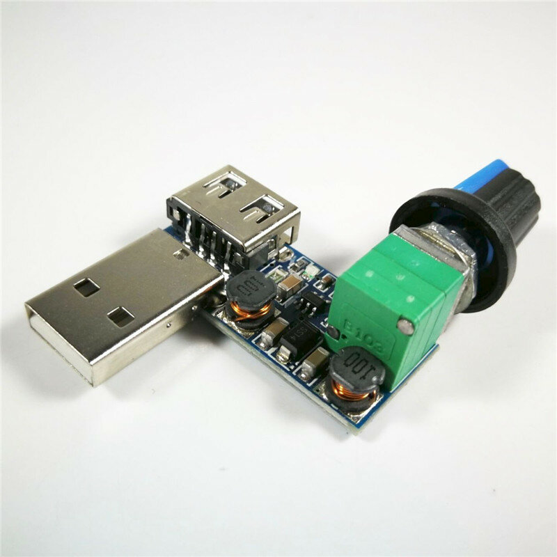 Ventilatore regolatore 5v il migliore silenzioso regolatore di tensione USB Multi-tap multi-uso elettronico di velocità ventilatore a soffitto regolatore