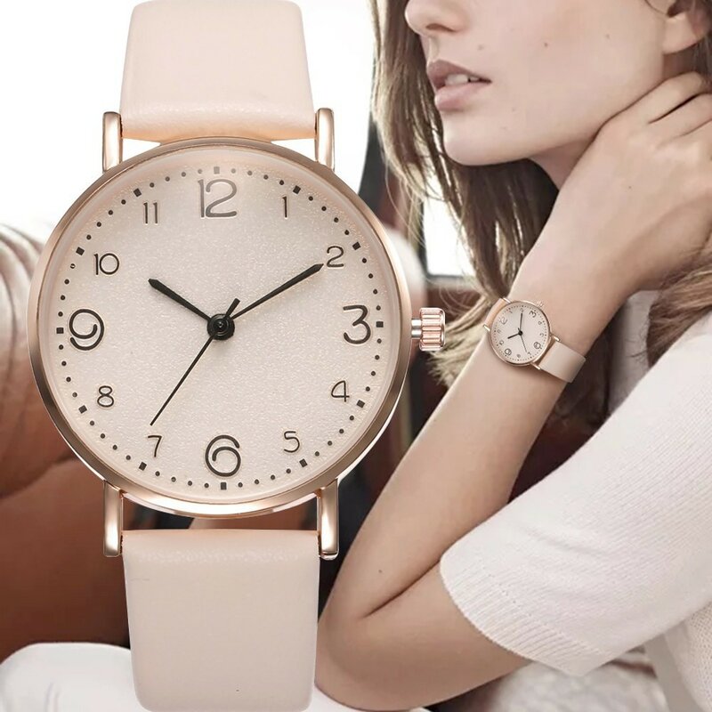 Mode femmes montres de luxe en cuir bande analogique Quartz montre décontracté dames montre femmes reloj mujer relogio femino livraison gratuite