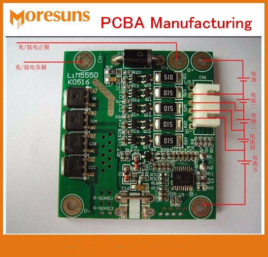 การบัดกรี PCBA สำหรับไฟ LED ส่วนประกอบการผลิต PCB PCBA อะลูมิเนียม PCBA