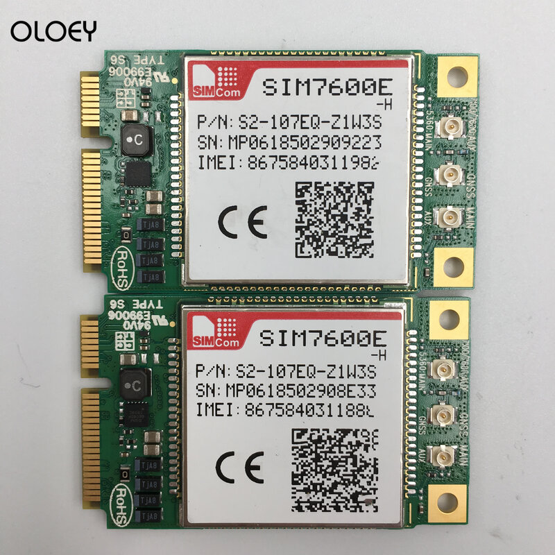 SIMCOM SIM7600E-H MINIPCIE CAT4 โมดูล LTE LTE-FDD โมดูลรับประกัน 100% ใหม่ Original SIM7600