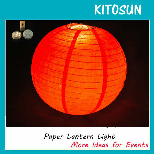Free shipping KITOSUN Battery Operated SUPER BRIGHT LED Paper Lantern Lights White Color Lighting Best Paper Lantern Lights