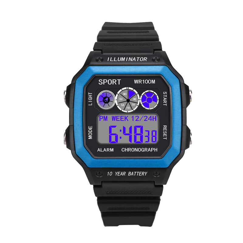 2019 Homens Da Moda Esporte Relógios de Luxo LED Digital À Prova D' Água Mens Relógio Analógico Militar Do Exército Relógio de Pulso Masculino Relógio Eletrônico