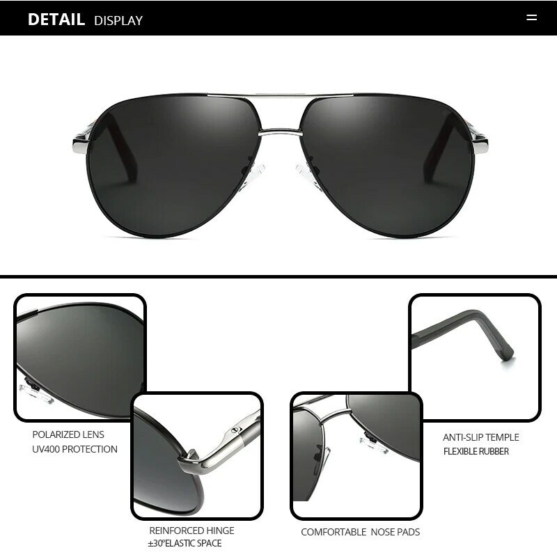 COASION брендовые дизайнерские классические поляризационные солнцезащитные очки для мужчин и женщин, алюминиевые солнцезащитные очки с покры...