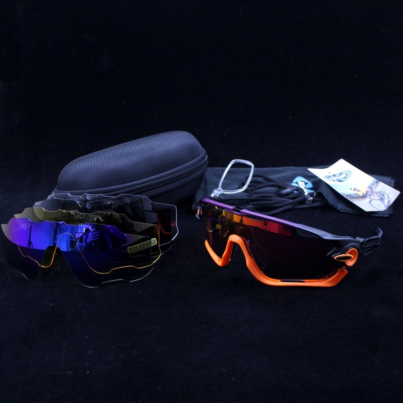 Polarizada 5 lente ciclismo gafas de sol UV400 montaña bicicleta de carretera gafas 2019 deporte montar correr gafas mtb bicicleta gafas hombres