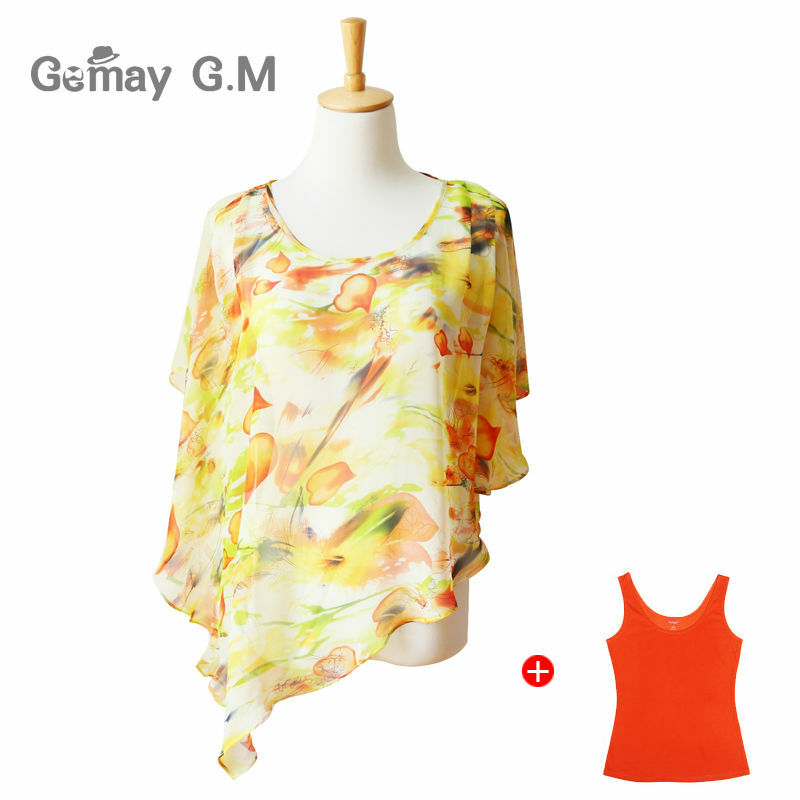 Модные шифоновые летние женские блузки и рубашки, Новая повседневная рубашка с коротким рукавом и цветочным принтом для женщин, пикантные топы, блузы