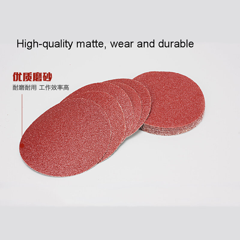 160 шт 5 дюймов 125 мм Флокирование шлифовальный диск шлифовальный кашемир абразивы картон сухой шлифовки полировки