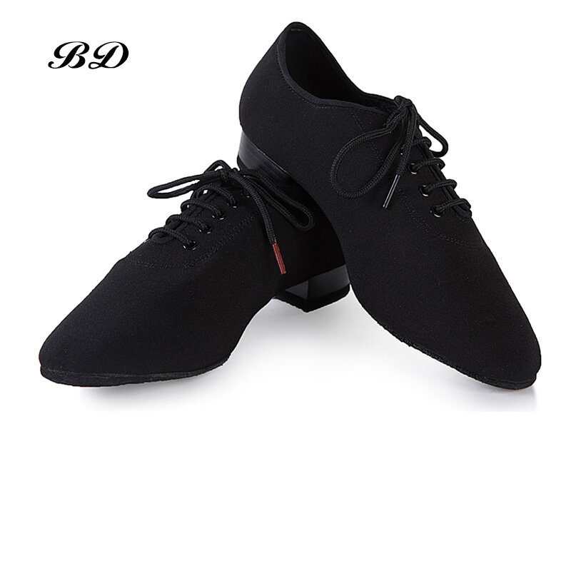 Sepatu Pria Profesi Sepatu Dansa Latin Sepatu Ballroom Modern GB Waltz Persahabatan Kulit Sapi Lembut Premium Tumit Oxford 2.5 Cm BD 309