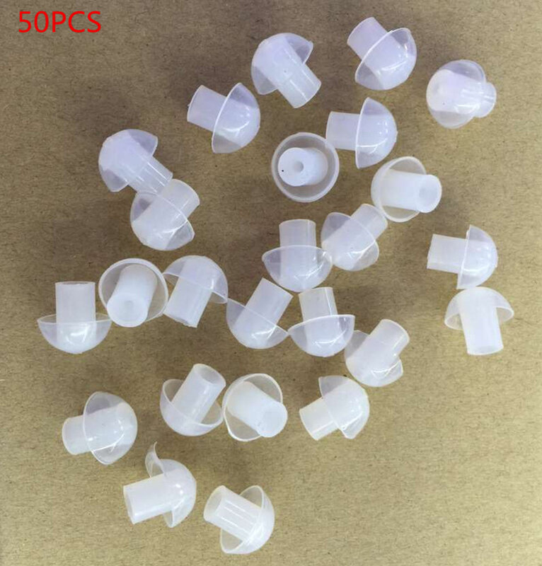 50 PCS replacement Silicone Earbud ear tips for baofeng two way radio acoustic tube earphone earpiece air tube headset
