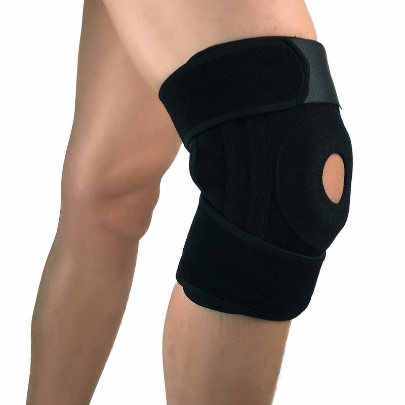 SPSLF0021 스포츠 무릎 패드 보호 장치, 더블 스프링 지원 스포츠 보호 장비
