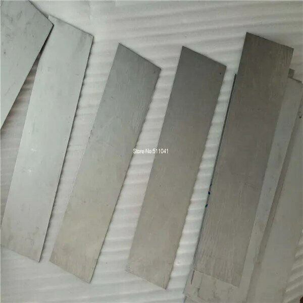 Titanium legering metalen plaat grade5 gr.5 Gr5 Titanium plaat grootte 1.5mm * 55mm * 610mm groothandel prijs, paypal ok, gratis verzending
