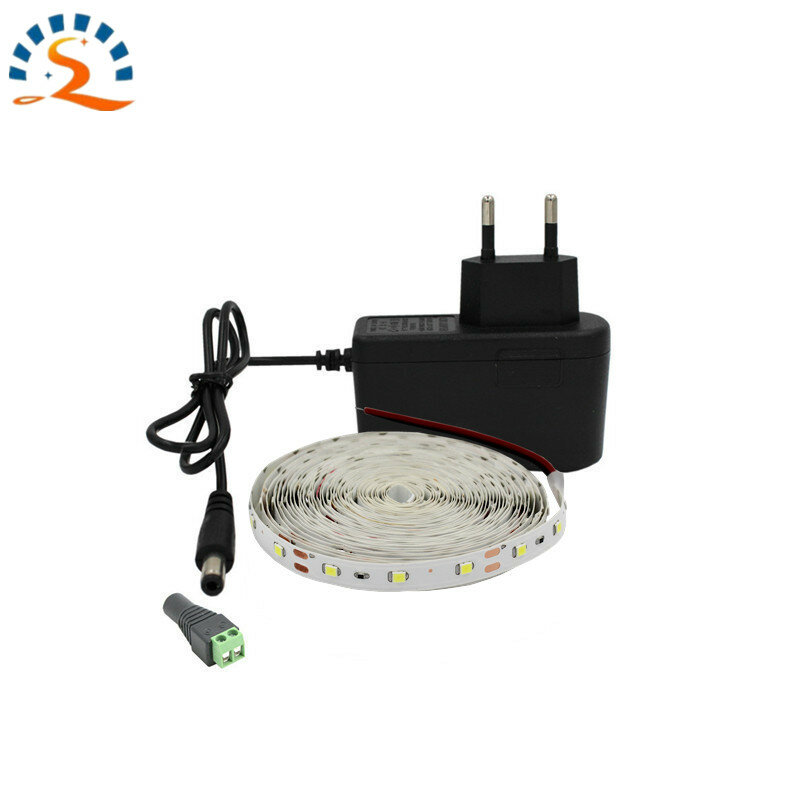 Taśma LED 5m 1m 2m 5 m/paczka SMD2835 zestaw ultra jasny światło DC 12V ciepły biały niebieski czerwony zielony wstęga LED elastyczna lampa żarówka
