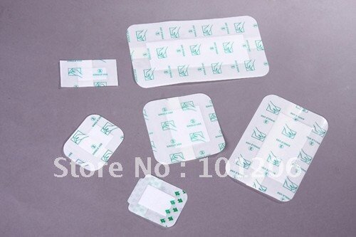 1pcs 6*7cm 9*10cm pue pu film wound care Waterproof Transparent Dressing with Absorbent Pad The product has expired
