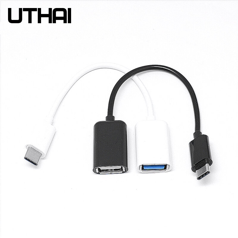UTHAI J11 – adaptateur USB type-c vers USB 2.0, câble OTG pour MacBook Pro, lecteur de cartes