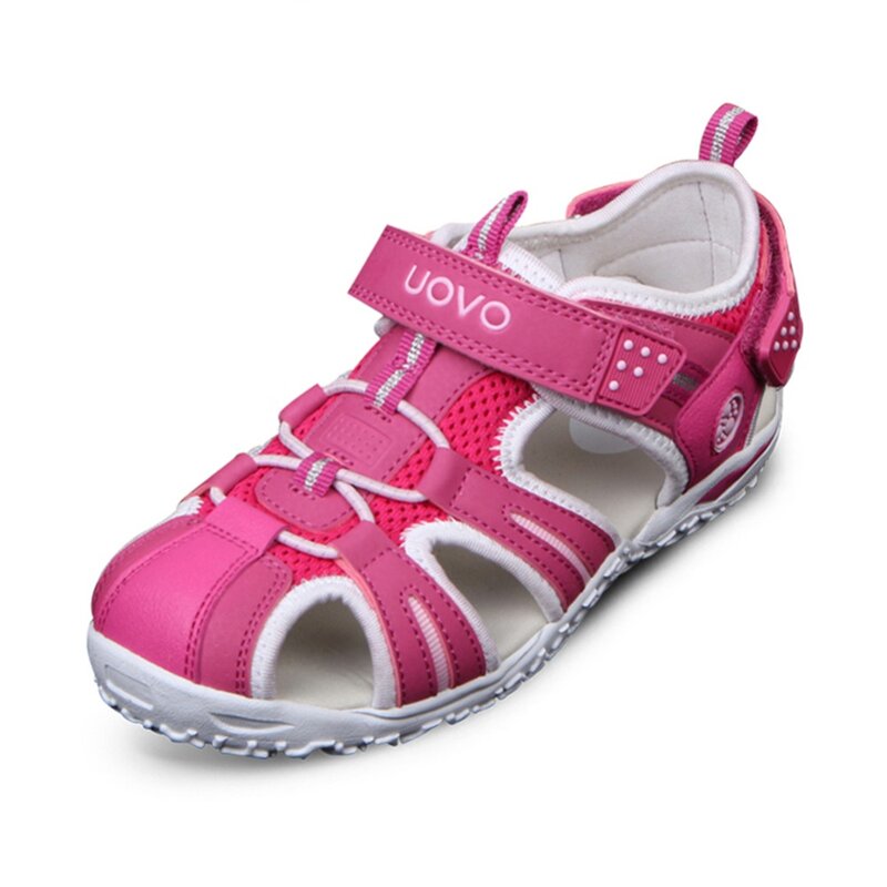 UOVO Brand 2023 Summer Beach calzature bambini sandali per bambini con punta chiusa scarpe firmate per bambini per ragazzi e ragazze #24-38