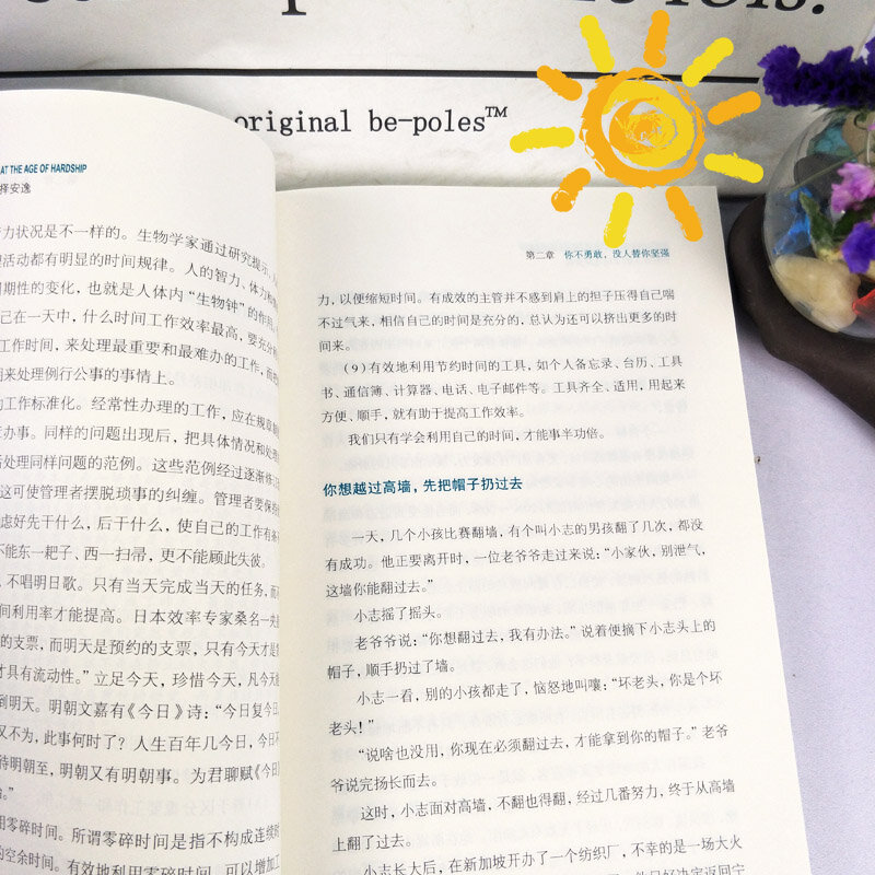 Novo livro chinês não escolher o conforto na idade da dificuldade sopa de galinha para a alma livro inspirador