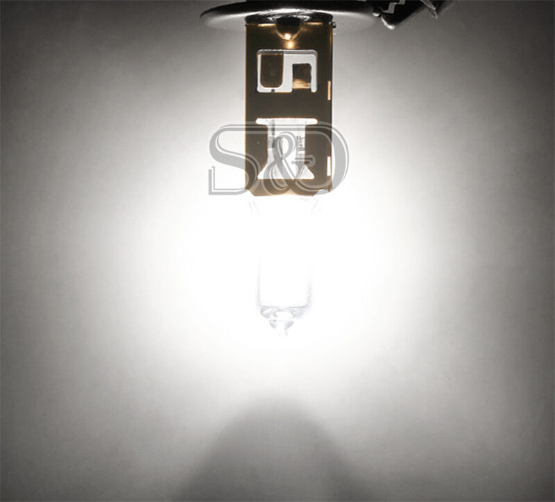 مصباح هالوجين أبيض للسيارة ، مصباح ضباب للسيارة عالي الطاقة ، مصباح وقوف السيارات D030 ، H1 ، 100W ، 24V