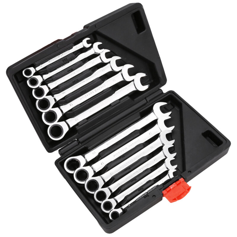 Key Wrench Ratchet Set Flexed Key Set Wrench Hand Tool Universal Key Wrench Set Socket Spanner Kit