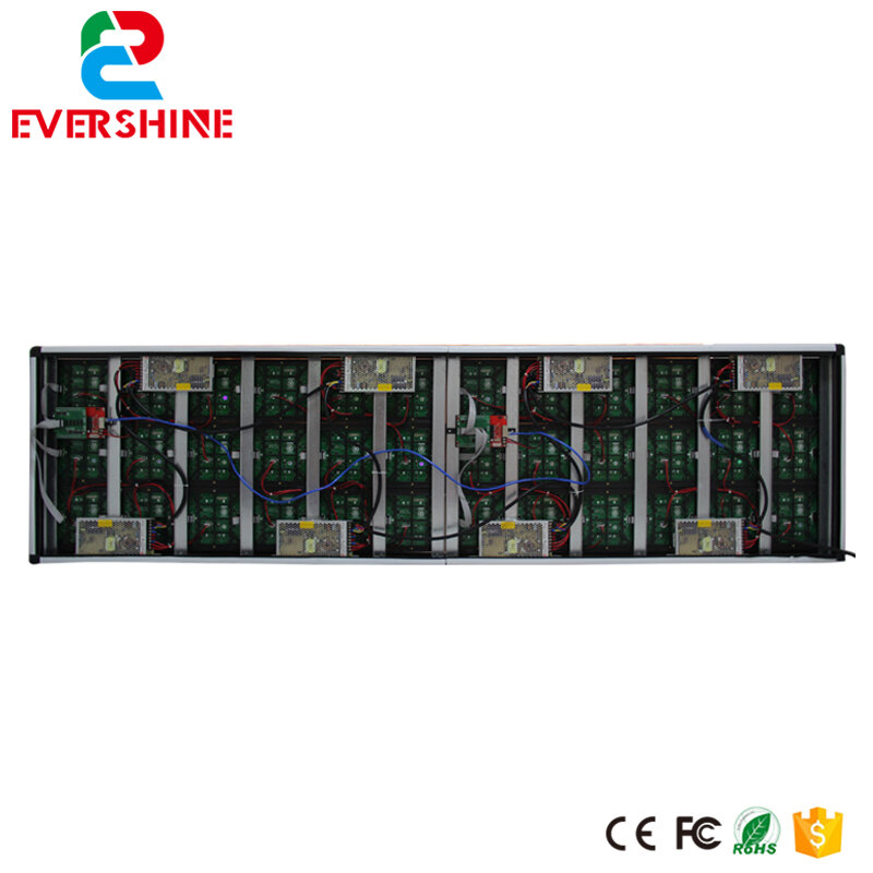 Evershine-pantalla LED P5 para exteriores, Kit de 2 metros x 1m a todo Color, publicidad comercial, para tienda, restaurante, Hotel
