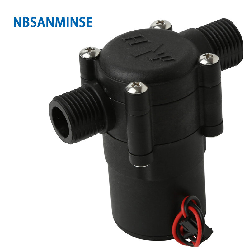 NBSANMINSE SMY-3680 przepływu wody generator 3.6 V 600MA G1/2 Cal używane dla ogrzewania zapalnik impulsów zasilania