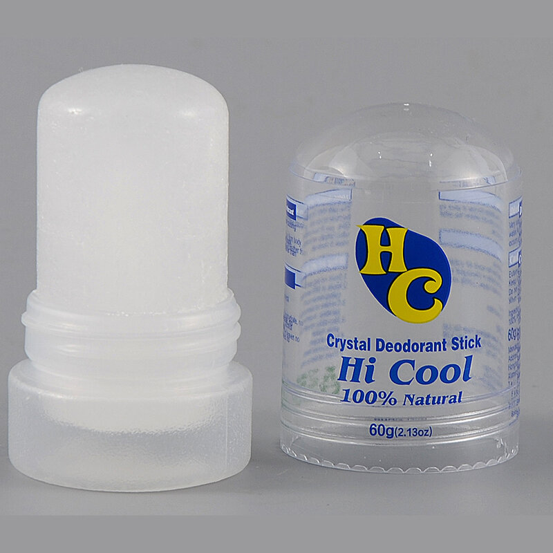 Desodorante de cristal do desodorante do alum, remoção 60g das axilas para o homem feminino