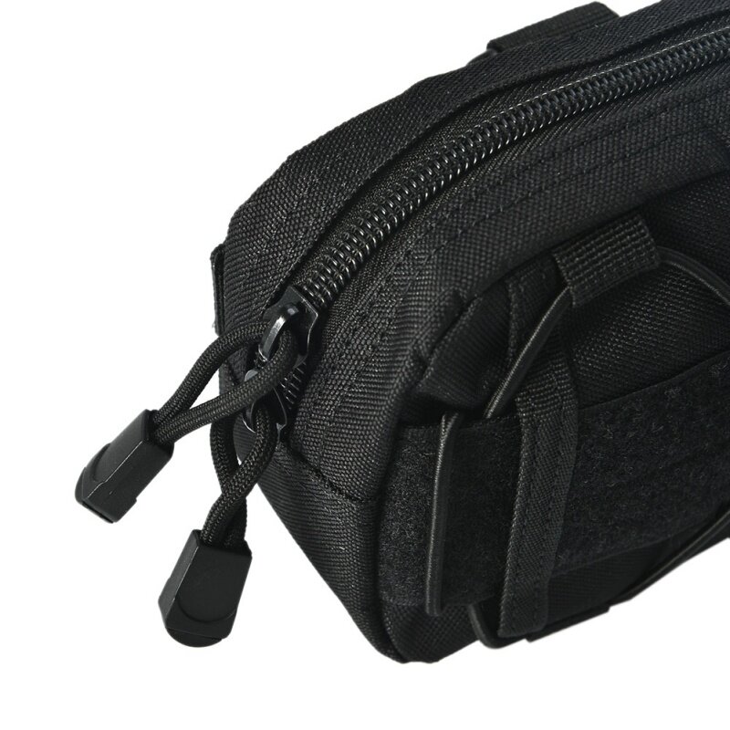 Cinturón táctico de nailon para caza, riñonera militar de bolsillo pequeño, bolsa de viaje para correr