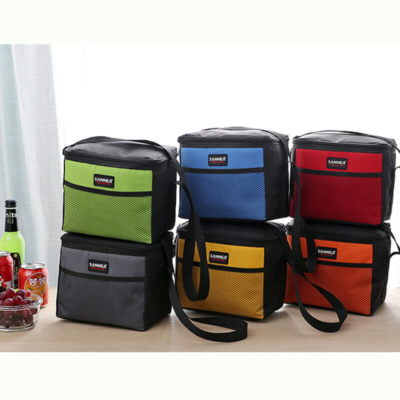 Cooler Tote Portable Travel Picnic Necessity Kit Thermal Insulated Lunch bolsa termica Bag  Cooler Lunch Box Handbag Cooler Bag