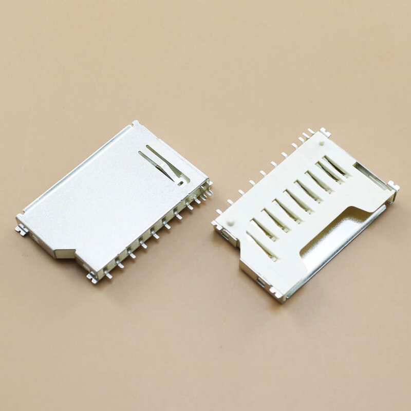 YuXi Best price New Iron cover SD card socket tray slot reader holder connector.1pcs/lot.
