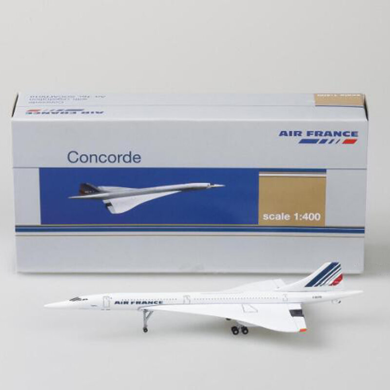 15CM 1: 400 스케일 콩코드 에어 프랑스 항공 1976-2003 비행기 모델 항공기 컬렉션 디스플레이 합금 장난감 금속 비행기 선물