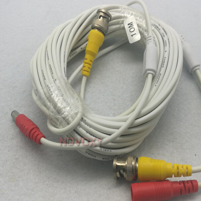 Cable de alimentación de vídeo para cámara de seguridad, Cable BNC de vigilancia, 5-60M