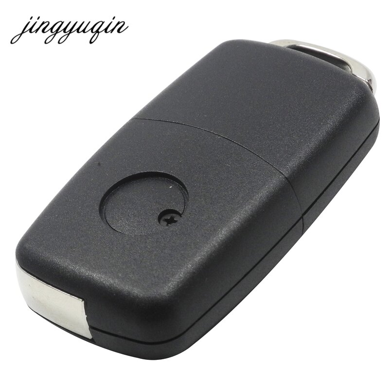 jingyuqin 3 Button Flip Remote Car Key Fob For VW PASSAT Polo Skoda Seat Polo/Golf/Beetle 1J0959753 DA/AH 1K0959753G 434Mhz ID48