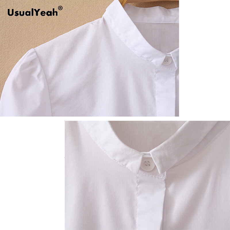 Grande taille 2020 nouvelle mode chemises formelles élégant à manches longues coton avocat corps Blouse chemise Blusas blanc S-3XL SY0385