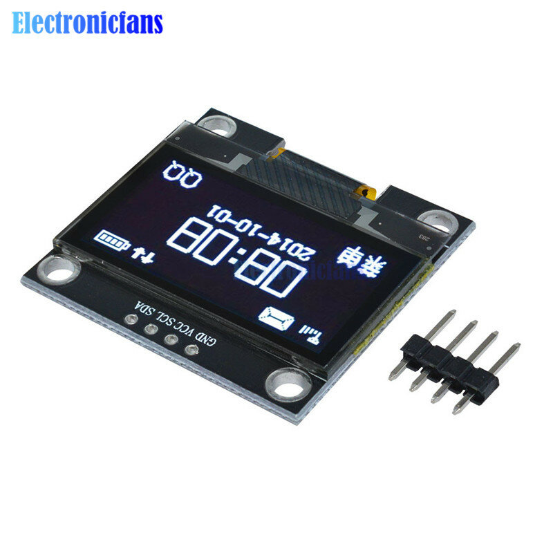 1.3 Inch 1.3 "Witte Oled Lcd 4PIN Display Module Iic I2C Interface 128X64 Voor Arduino
