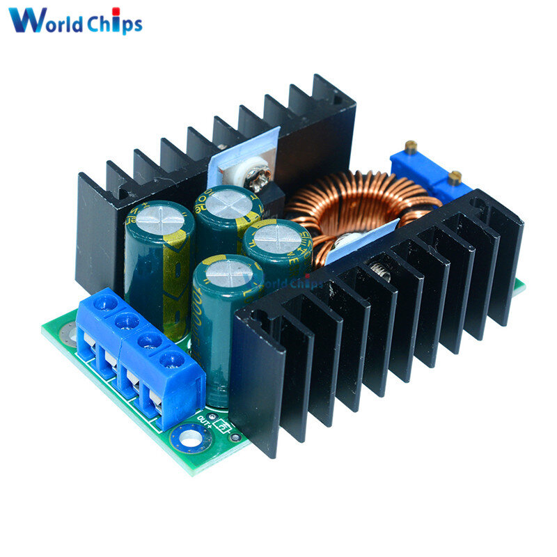 Módulo de fuente de alimentación ajustable para Arduino, convertidor reductor de 5-40V a 300-35V, controlador LED, 1,2 W, XL4016 DC-DC Max 9A