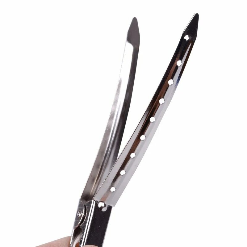 10 szt. 9cm klipsy do przedłużania włosów z klipsem ze stali nierdzewnej