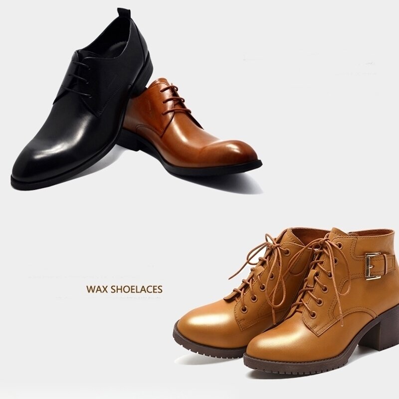 1 пара вощеных хлопковых кожаных водонепроницаемых шнурков, мужские шнурки Martin для ботинок, шнурки Z073