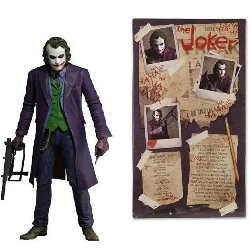 NECA ES Pennywise Joker Stephen König Es Clown Die Joker PVC Action-figur Spielzeug Puppe Für Halloween Dekoration Geschenk