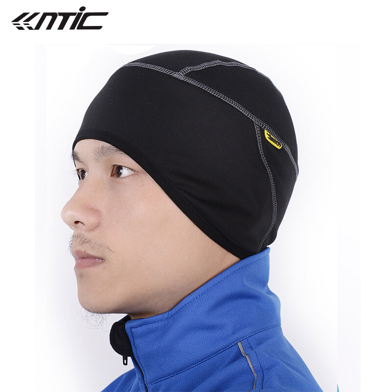 SANTIC Fleece Thermal Winter Outdoor Sports Hiking Skiing Bike Bicycle Cycling Helmet Headband Liner Windproof Face Mask Hat Cap