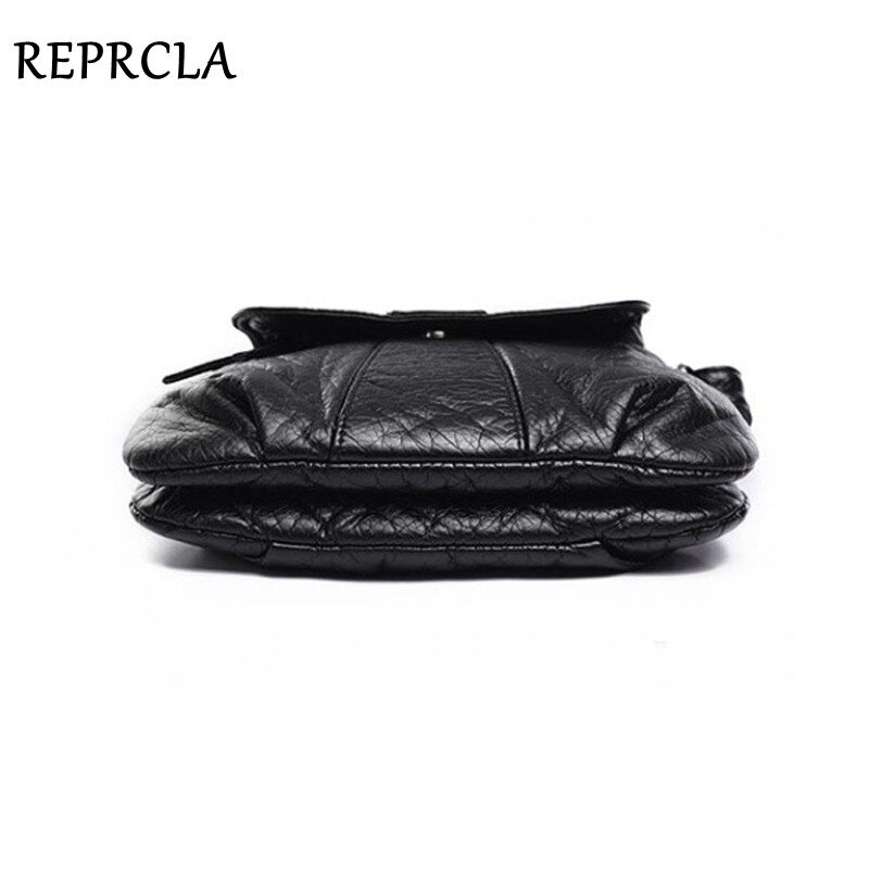 REPRCLA-bandolera de piel sintética suave para mujer, bolso de hombro de diseñador, de alta calidad, a la moda